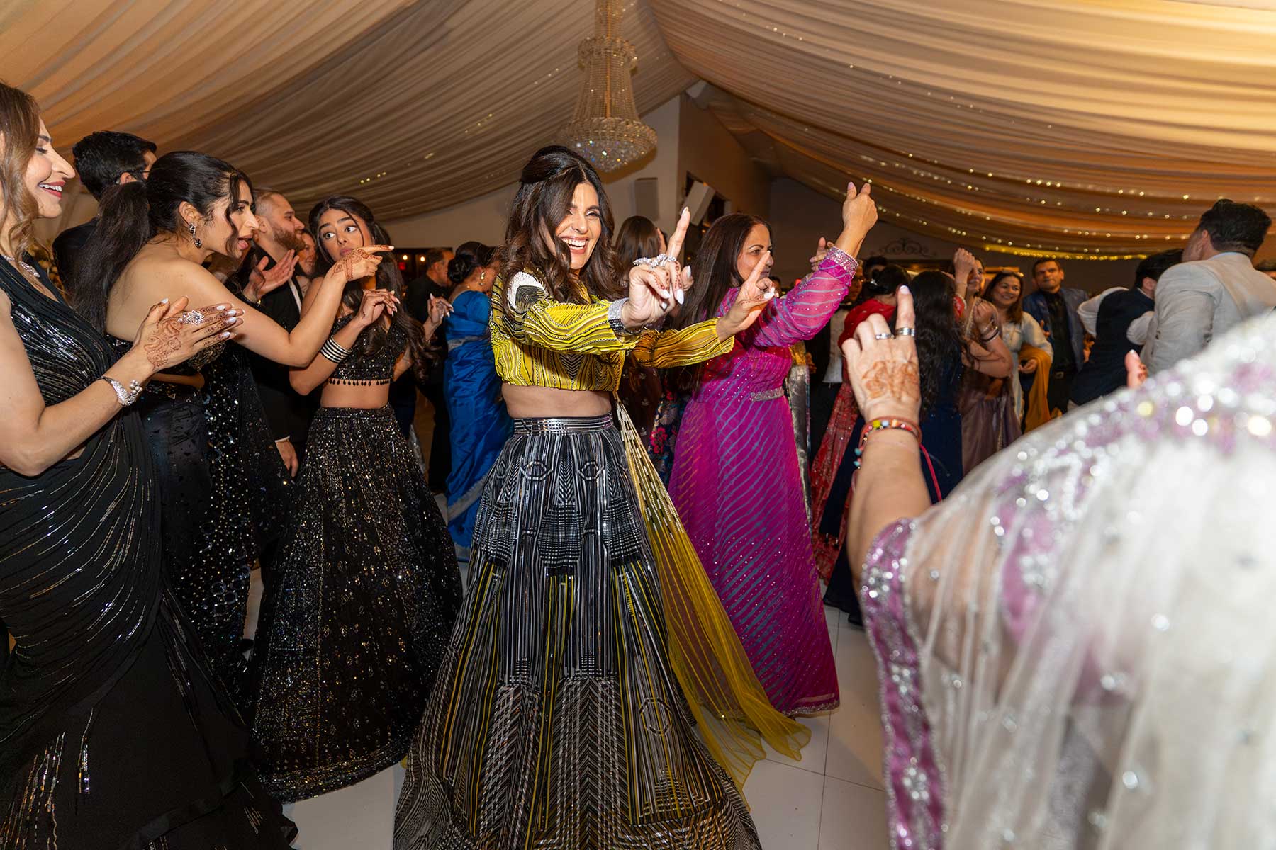 Indian Fusion Reception 2 dance floor