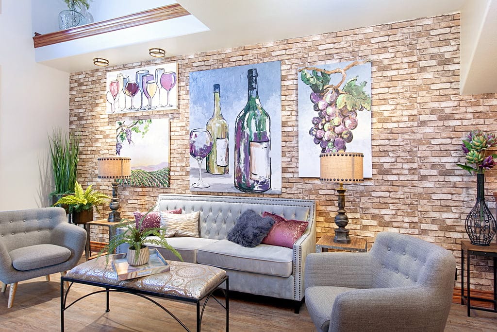 vineyard hills villa sitting area